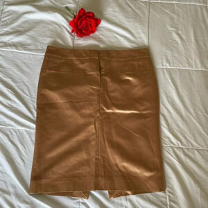 Robert Cavalli tan gold mini skirt